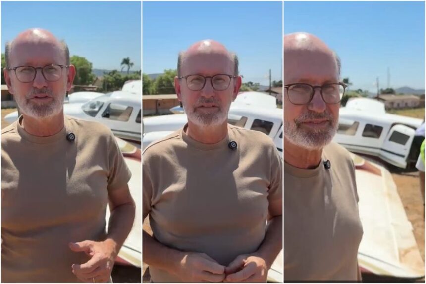 Avião com deputado e assessores sofre pane no trem de pouso