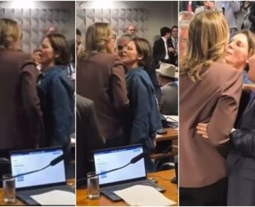 Deputada Coronel Fernanda e senadora Leila Barros discutem durante CPMI do INSS