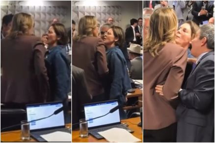 Deputada Coronel Fernanda e senadora Leila Barros discutem durante CPMI do INSS