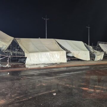 MP pede interdição das arquibancadas no Parque Novo Mato Grosso após desabamento parcial: “Risco iminente de tragédia”