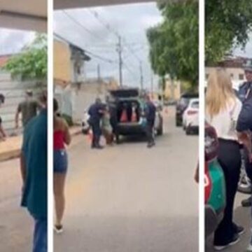 Líder comunitária é detida após confrontar prefeita durante evento em Várzea Grande; vídeo