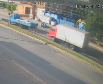 Câmera flagra acidente que matou motociclista de app em Várzea Grande