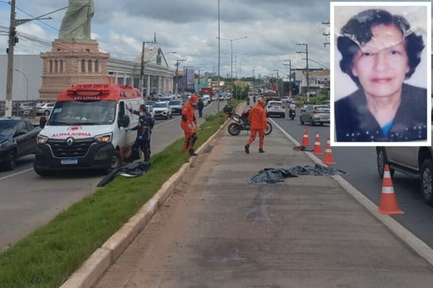 Mulher morre após ser atropelada na Avenida da Feb, em Várzea Grande; veja vídeo