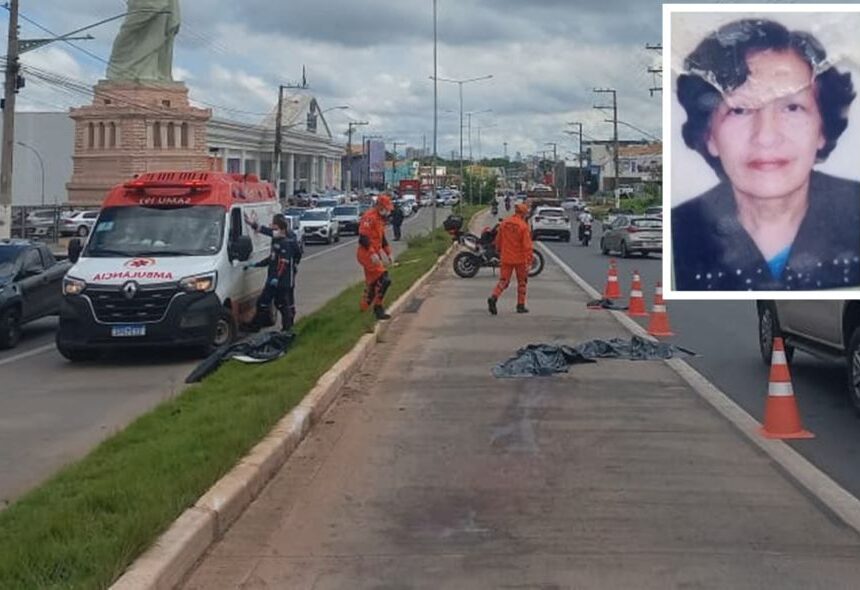 Mulher morre após ser atropelada na Avenida da Feb, em Várzea Grande; veja vídeo