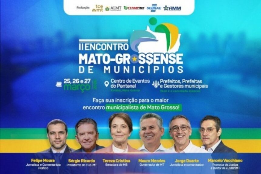 03596703c164adb892f4323c3b014c12 II Encontro Mato-grossense de Municípios será realizado em Cuiabá