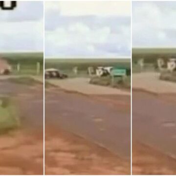 Perseguição Policial em Mato Grosso Leva a Capotamento de Veículo em Trevo