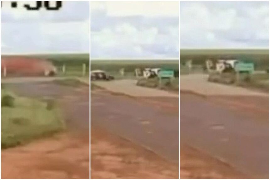 Perseguição Policial em Mato Grosso Leva a Capotamento de Veículo em Trevo