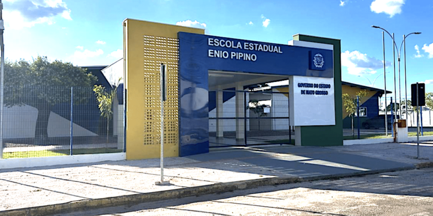 Governo de MT Reinaugura Escola Ênio Pipino Após Ampla Reforma em Sinop
