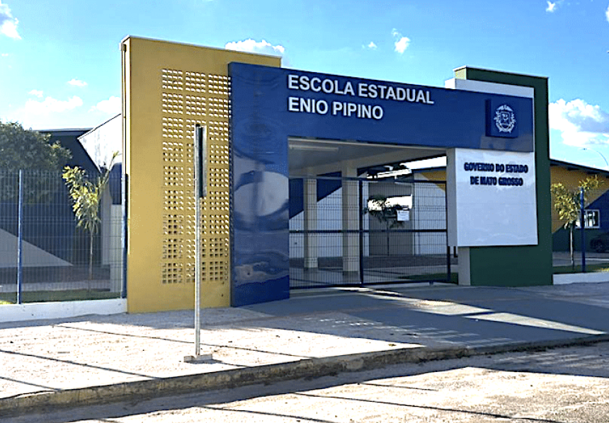 Governo de MT Reinaugura Escola Ênio Pipino Após Ampla Reforma em Sinop