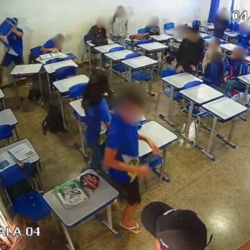 Estudante é apreendido após agredir colega com socos e cadeira em escola de Jaciara