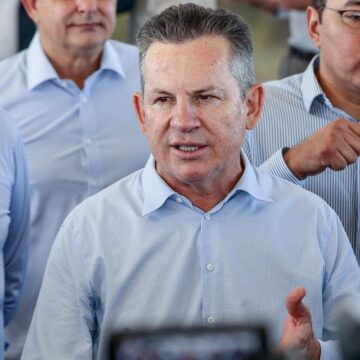 O governador Mauro Mendes, que ter� agenda intensa de entregas no interior