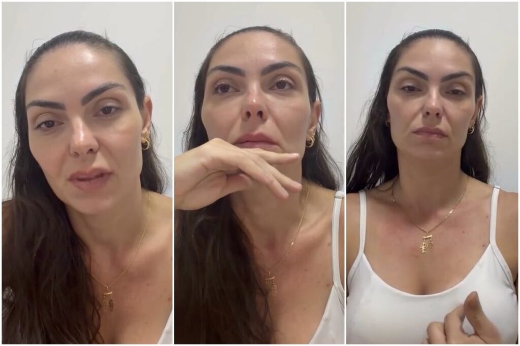 um tiro no seio direito, disparado pelo ex-marido Bruno Pianesso. Reprodu��o A f