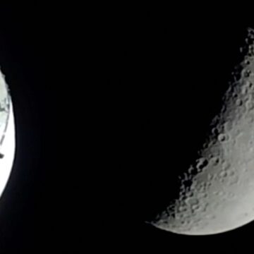 qualquer ser humano, navegando ao longo de uma trajetória de atração gravitacion