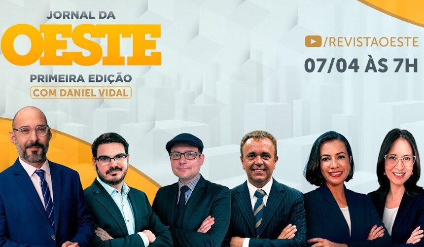Acompanhe Daniel Vidal no Jornal da Oeste, Primeira Edição, com as notícias de 7/4/2026