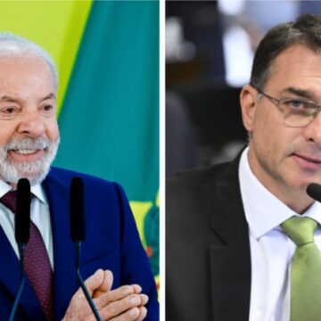 centuais. Nesse cenário, os votos brancos ou nulos são 8%, e 7% não sabem ou não