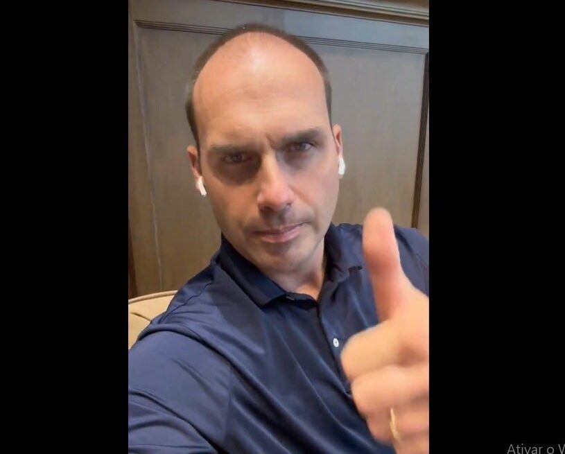 Ex-deputado Eduardo Bolsonaro acusa Lula de negociar proteção a facções criminosas em viagem aos EUA