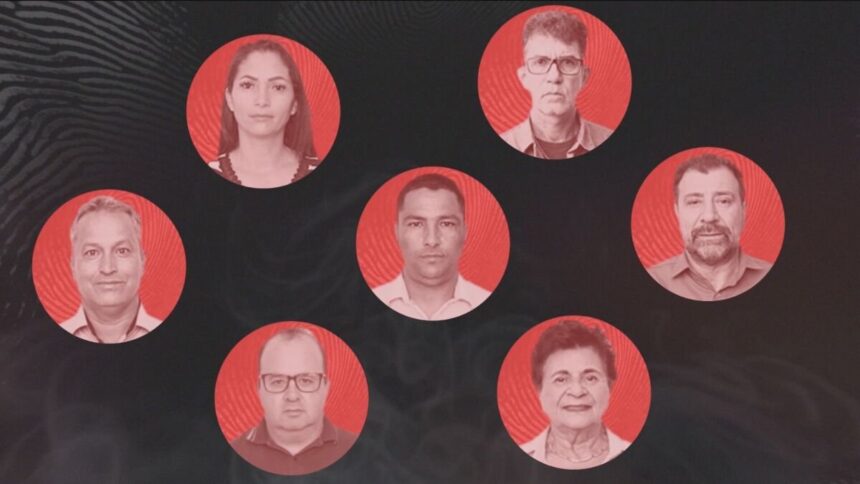 Vereadores cassados em Francisco Alves, Paraná, após esquema de compra de votos.
