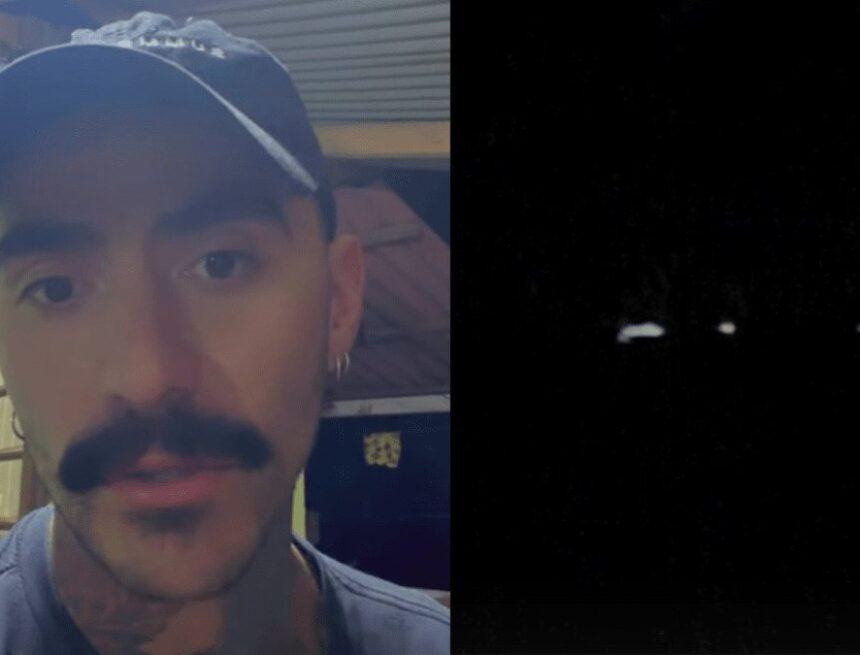 Luzes misteriosas reaparecem em Campo Largo e influenciador questiona origem