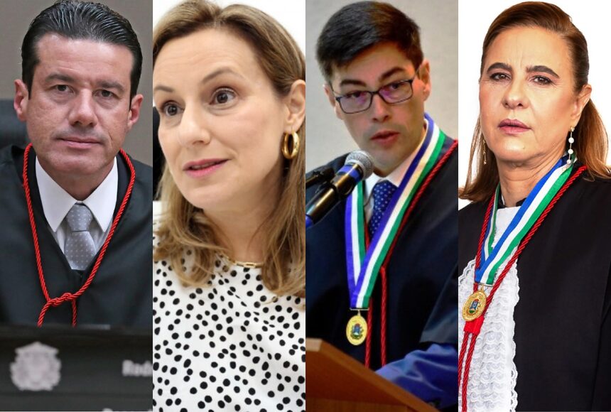 Rodrigo Curvo, Tatiane Colombo, Deosdete Cruz e Vandymara Galvão disputam as ouvidorias do Poder Judiciário de Mato Grosso