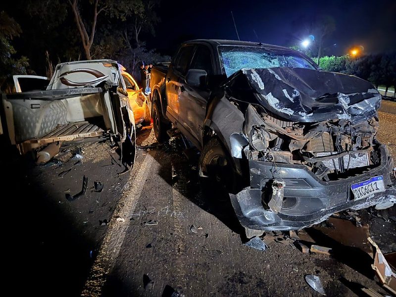 Acidente rodoviário na Br-070 causa uma morte e deixa dois feridos em Nossa Senhora do Livramento Acidente ocorreu na noite de segunda-feira (8), na BR-070