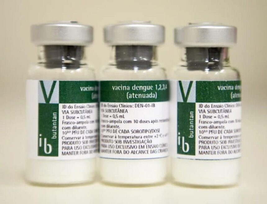 Ministério da Saúde suspende vacina Butantan contra dengue e apura eventos adversos sem prazo Foto: Reprodução/Divulgação/ Butantan