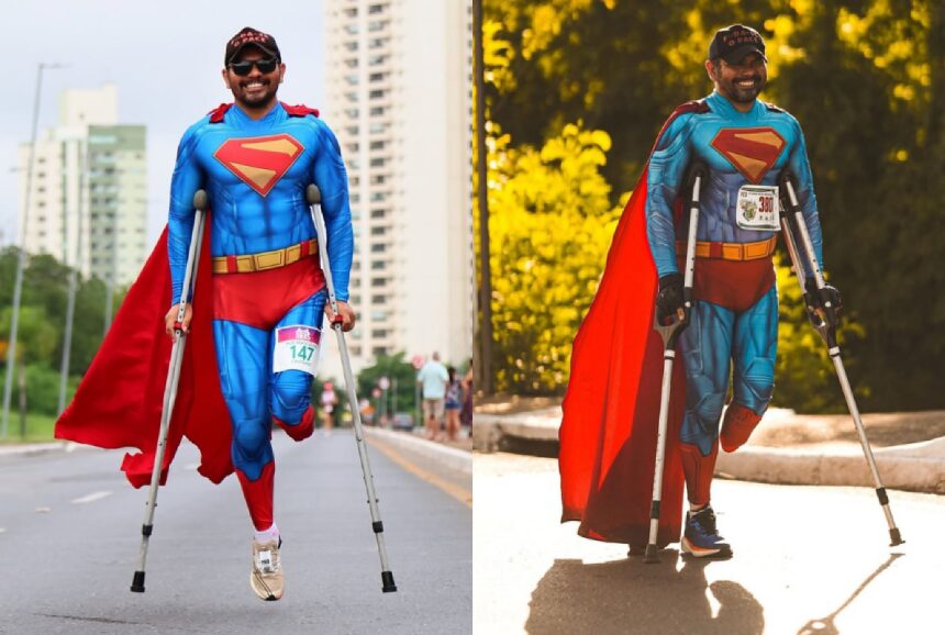 Superman Cuiabano: a trajetória de superação de um atleta paralímpico Cristiano Soares compete em diversas provas no Brasil e já esteve na São Silvestre, em São Paulo.