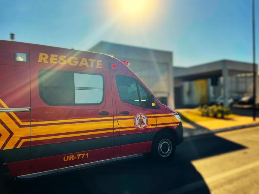 Elevador despenca do 5º andar em Cuiabá e mobiliza equipes de resgate As causas da queda ainda não foram informadas.