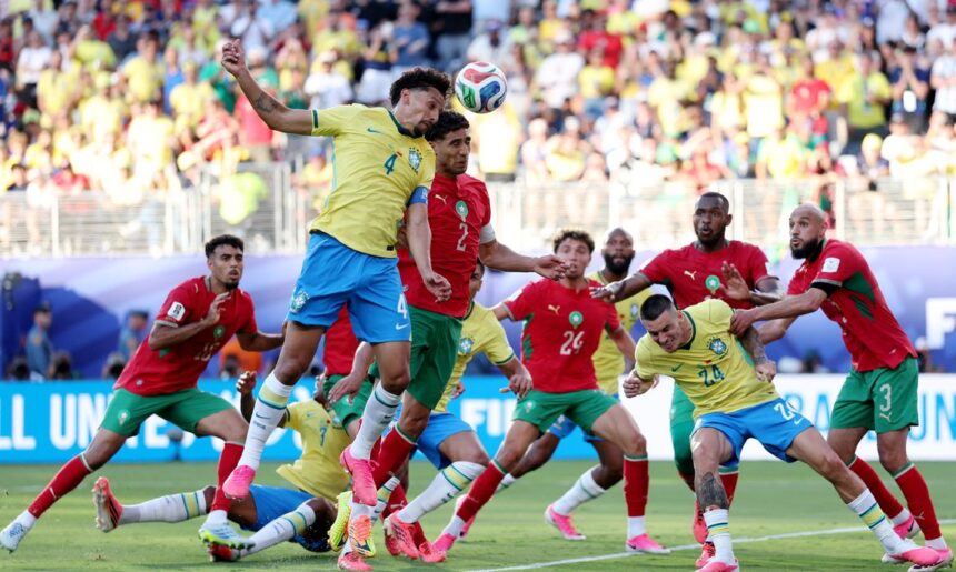 Marrocos domina e Brasil arranca empate na estreia da Copa do Mundo © Reuters/John Sibley/proibida reprodução