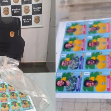 A ação resultou na apreensão de equipamentos e materiais que podem ter sido usados na reprodução irregular dos itens.