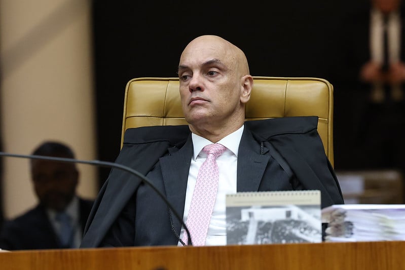 Moraes: Justiça dos EUA avalia pedido de revelia em ação de plataformas digitais Foto: Luiz Silveira/STF
