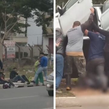 Acidente causou a morte de uma mulher de 64 anos e deixou outros 4 feridos que foram encaminhados ao hospital.