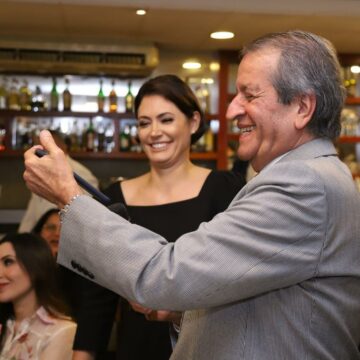 Michelle Bolsonaro e Valdemar Costa Neto se reúnem no PL em meio a divergências internas Foto: Reprodução/Instagram