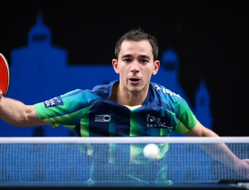Calderano conquista o WTT Star Contender e celebra vitória no tênis de mesa