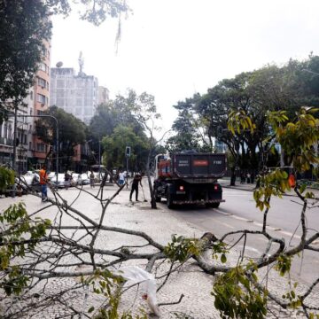 Ventos intensos levam Rio a estágio de atenção elevado