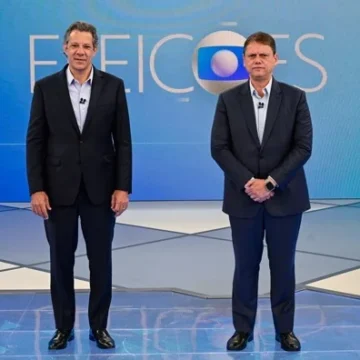 Debate em São Paulo: Tarcísio e Haddad levam temas nacionais ao confronto eleitoral