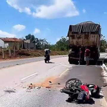 Polícia Civil investiga morte de motociclista em colisão com caminhão na Mt-240, em Diamantino