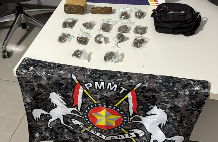 Apreensão de drogas em residência mobiliza polícia militar