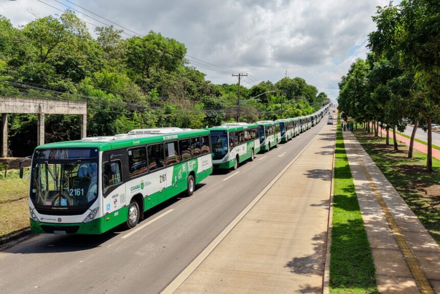 Cuiabá reforça transporte público com tarifa zero e frota completa para eleições Cuiabá reforça transporte público com tarifa zero e frota completa para eleições