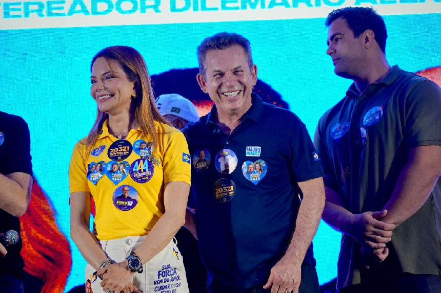 Eleições 2026: Mauro Mendes e Virgínia Mendes celebram vitórias em Mato Grosso