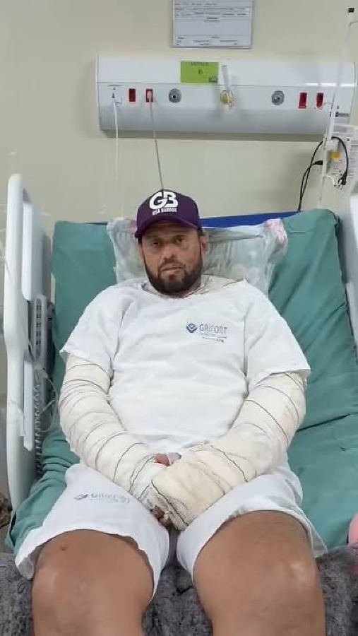 Gaeco cumpre mandado e apreende celular de vereador internado em hospital