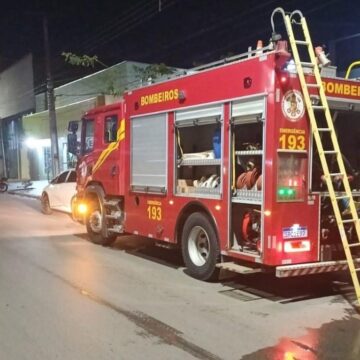 Incêndio em fiação elétrica mobiliza bombeiros e atinge estrutura de papelaria Incêndio em fiação elétrica mobiliza bombeiros e atinge estrutura de papelaria