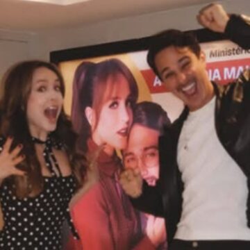 Larissa Manoela e André Luiz Frambach estreiam peça Descalços no Parque em cartaz no Rio