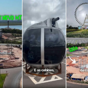 Maior roda-gigante da América Latina ganha forma no Parque Novo Mato Grosso Maior roda-gigante da América Latina ganha forma no Parque Novo Mato Grosso