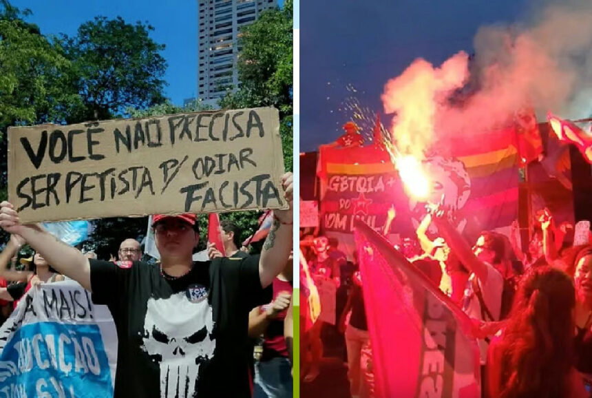 Manifestação na UFMT reúne docentes e estudantes em apoio à candidatura de Lula Manifestação na UFMT reúne docentes e estudantes em apoio à candidatura de Lula
