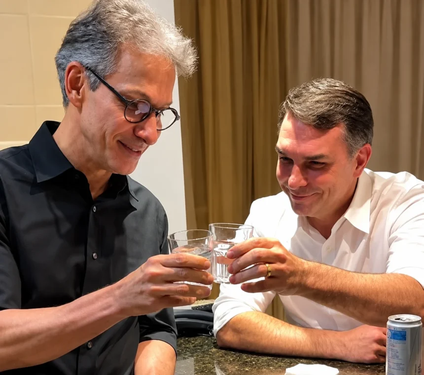 Partido Novo formaliza apoio a Flávio Bolsonaro no segundo turno da eleição Partido Novo formaliza apoio a Flávio Bolsonaro no segundo turno da eleição