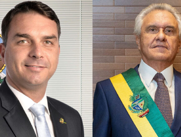 Ronaldo Caiado oficializa aliança com Flávio Bolsonaro nesta terça em Goiânia