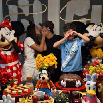 Surpresa temática da Disney encanta Léo, filho de Murilo Huff, em celebração organizada por Gabriela Versiani